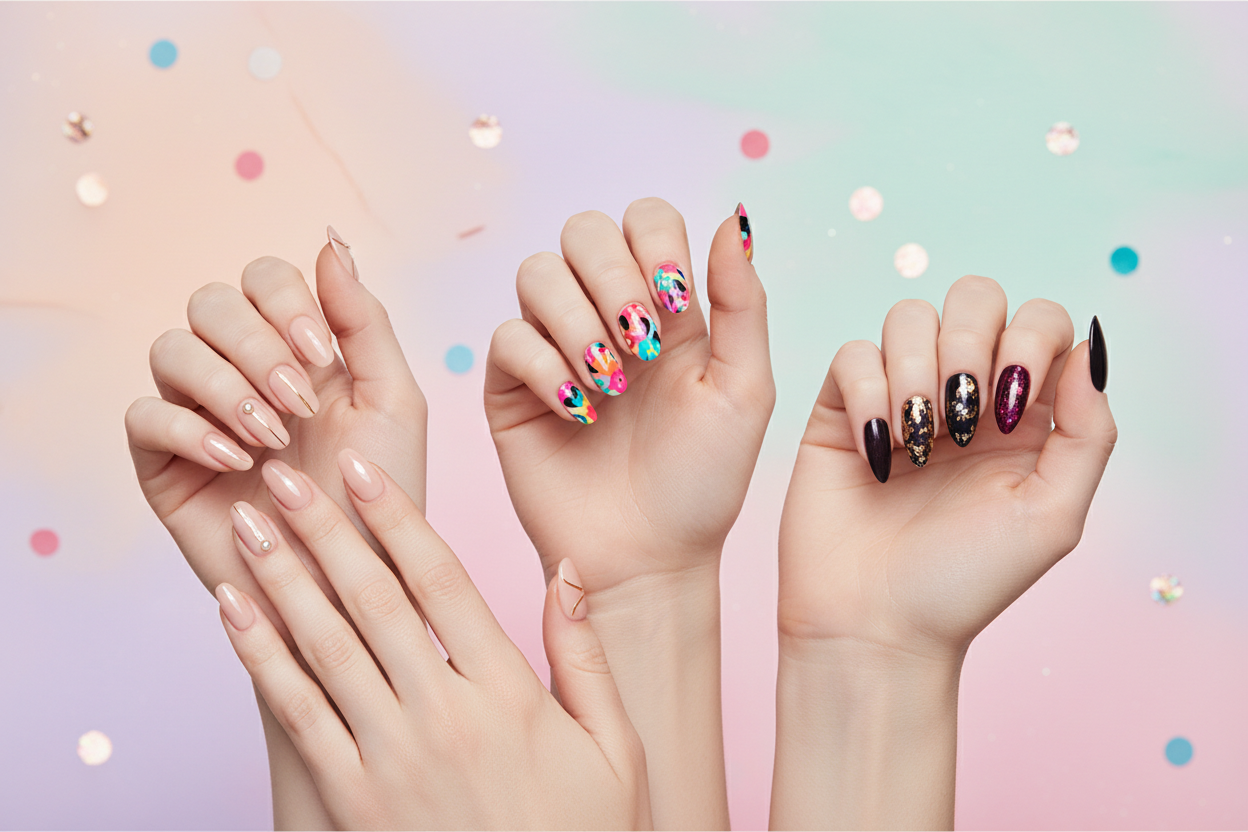 with cute colourful background